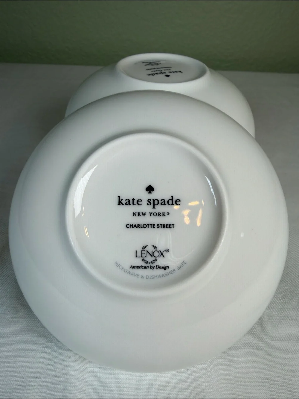 Kate Spade Lenox Charlotte Street Set of 6 Dot Bowls